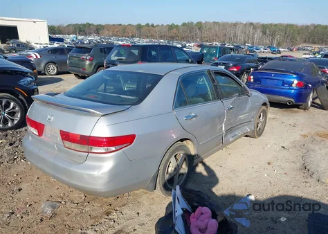 2003 Honda Accord 2.4 Ex из США, поврежденный, VIN 1HGCM56603A092074